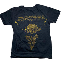 Venom Goth Grunge Black and Gold T Shirt