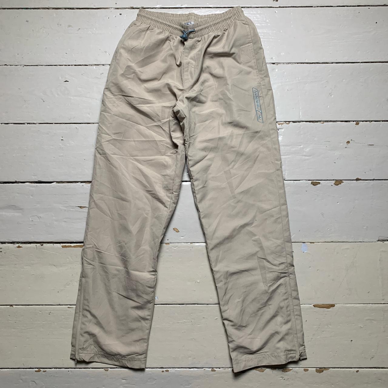 Reebok Shell Baggy Bottoms Cream and Light Blue