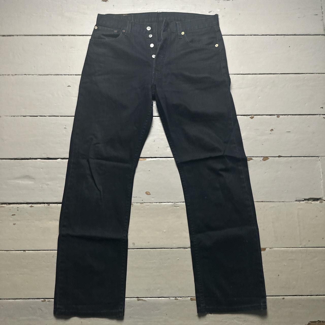 Levis 501 Black Baggy Jeans