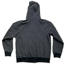 Nike Swoosh Grey and White Vintage Hoodie (L)