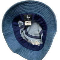 Stussy Blue Denim Bucket Hat