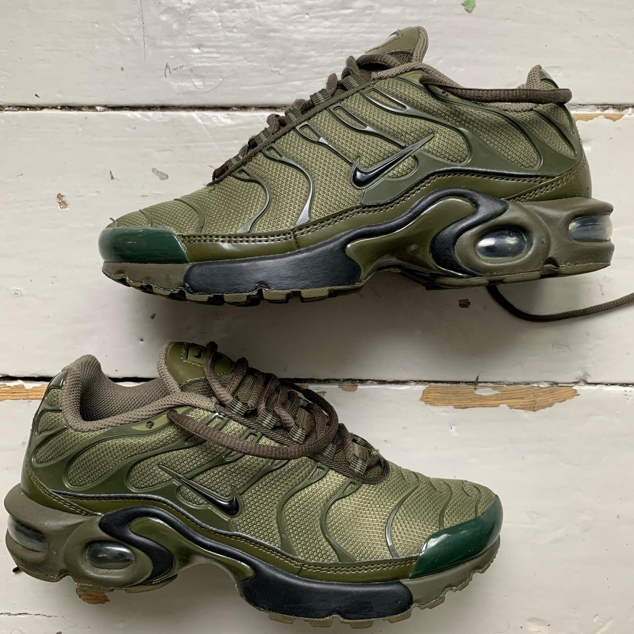 Nike TN Air Max Plus Khaki Olive Green Wear Garson