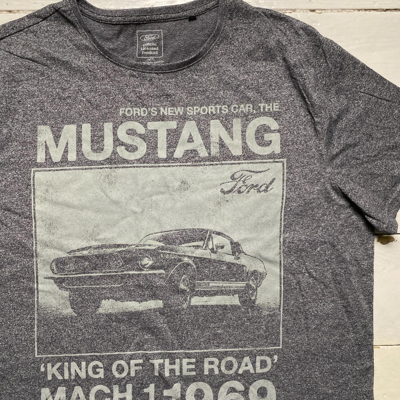 Ford Mustang Grey T Shirt