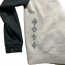 No Fear Grey and Black Vintage Hoodie