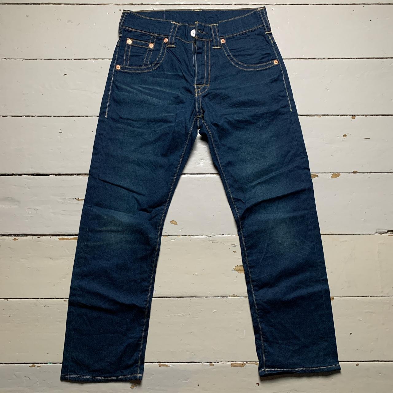 Levis 504 Navy Blue Lightweight Jeans