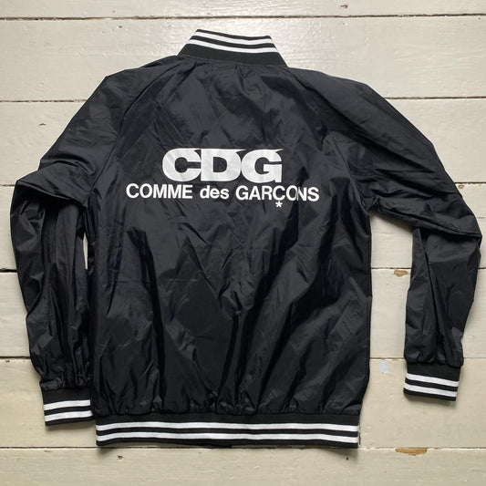 Comme Des Garcons CDG Black and White Bomber Jacket