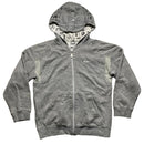 Nike Air Max Vintage Grey Black and White Embroidery Hoodie (XS)
