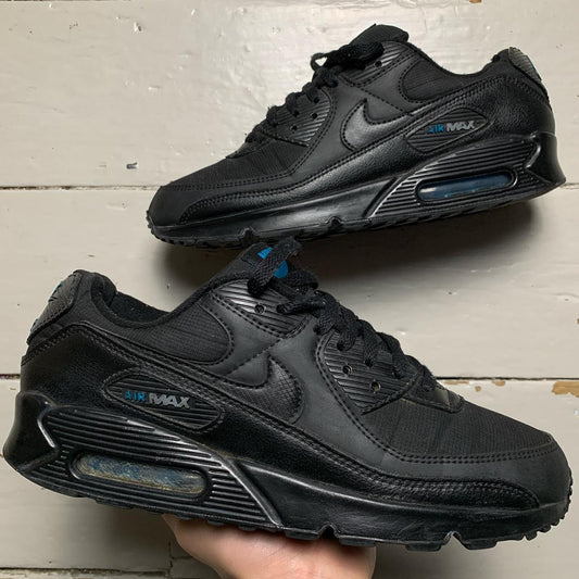 Nike Air Max 90 Black and Blue