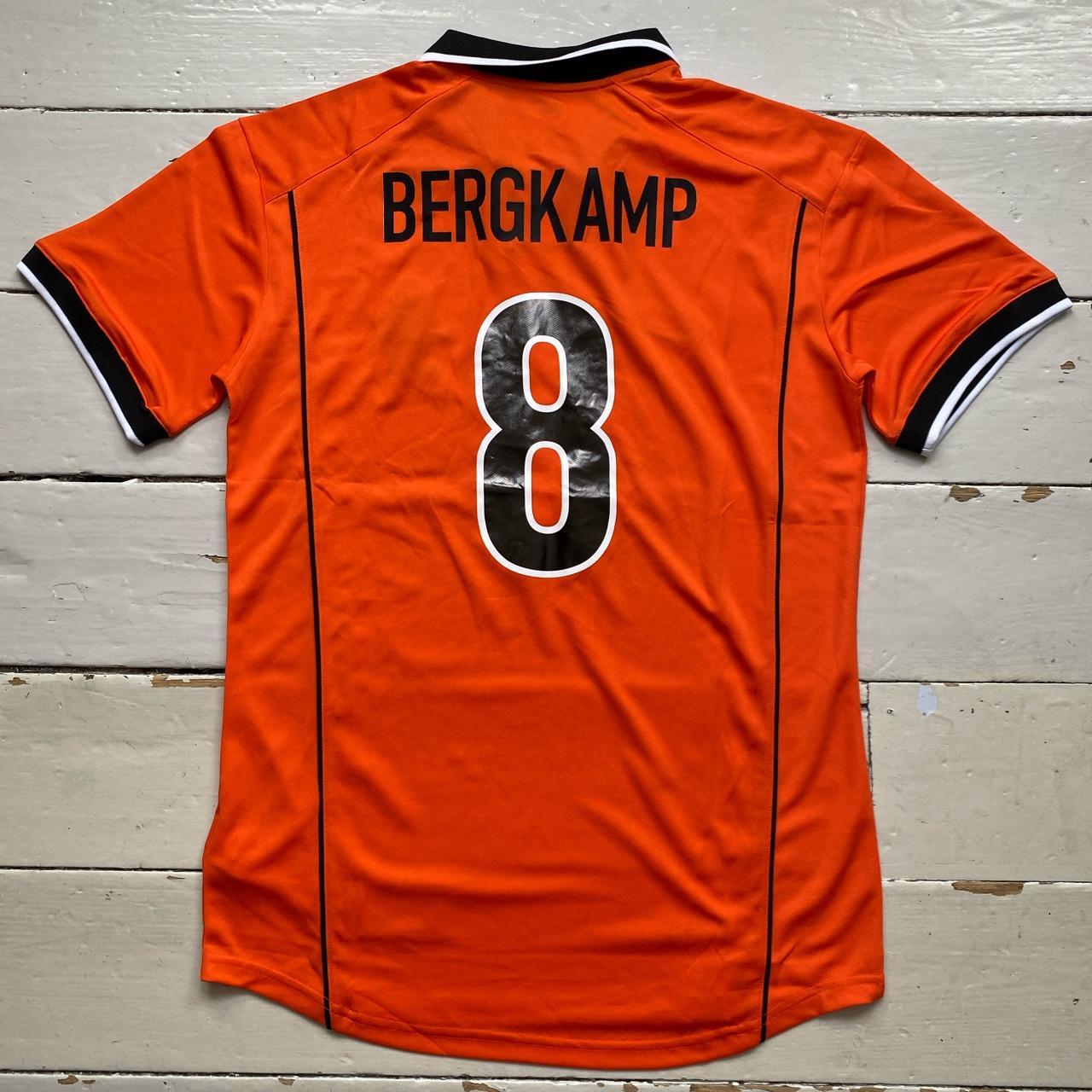 Netherlands Holland Orange Dennis Bergkamp Vintage 1998 Nike Football Jersey