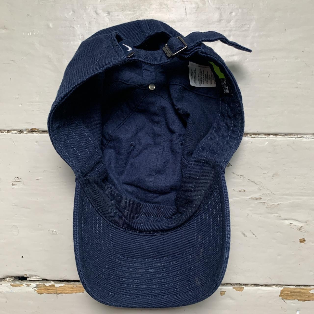 Nike Navy and White Swoosh Cap