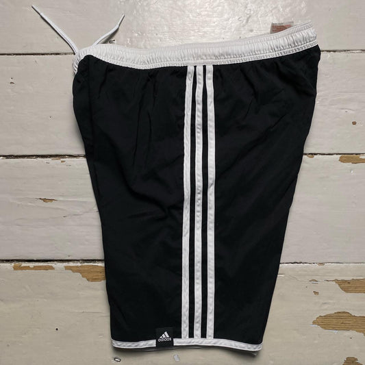 Adidas Black and White Shorts