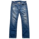 True Religion Mickey Big T Light Blue Big White Stitch Jeans (34W)