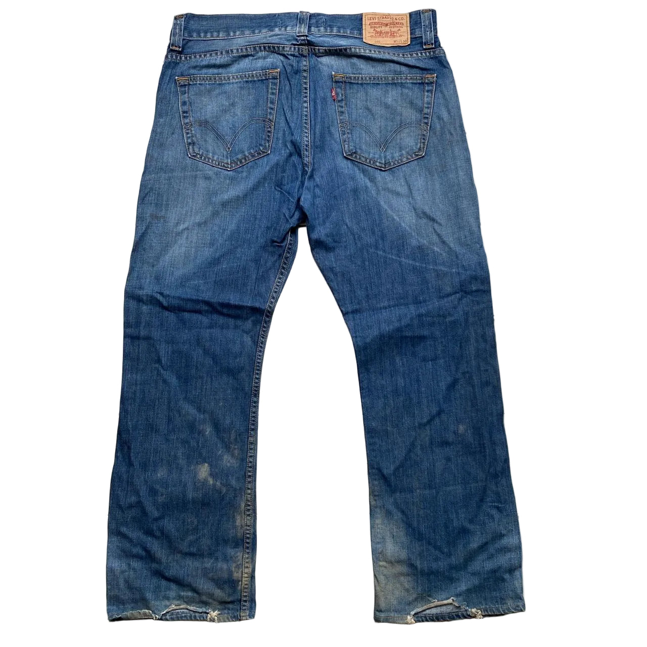 Levis 506 Vintage Baggy Distressed Jeans (36W)