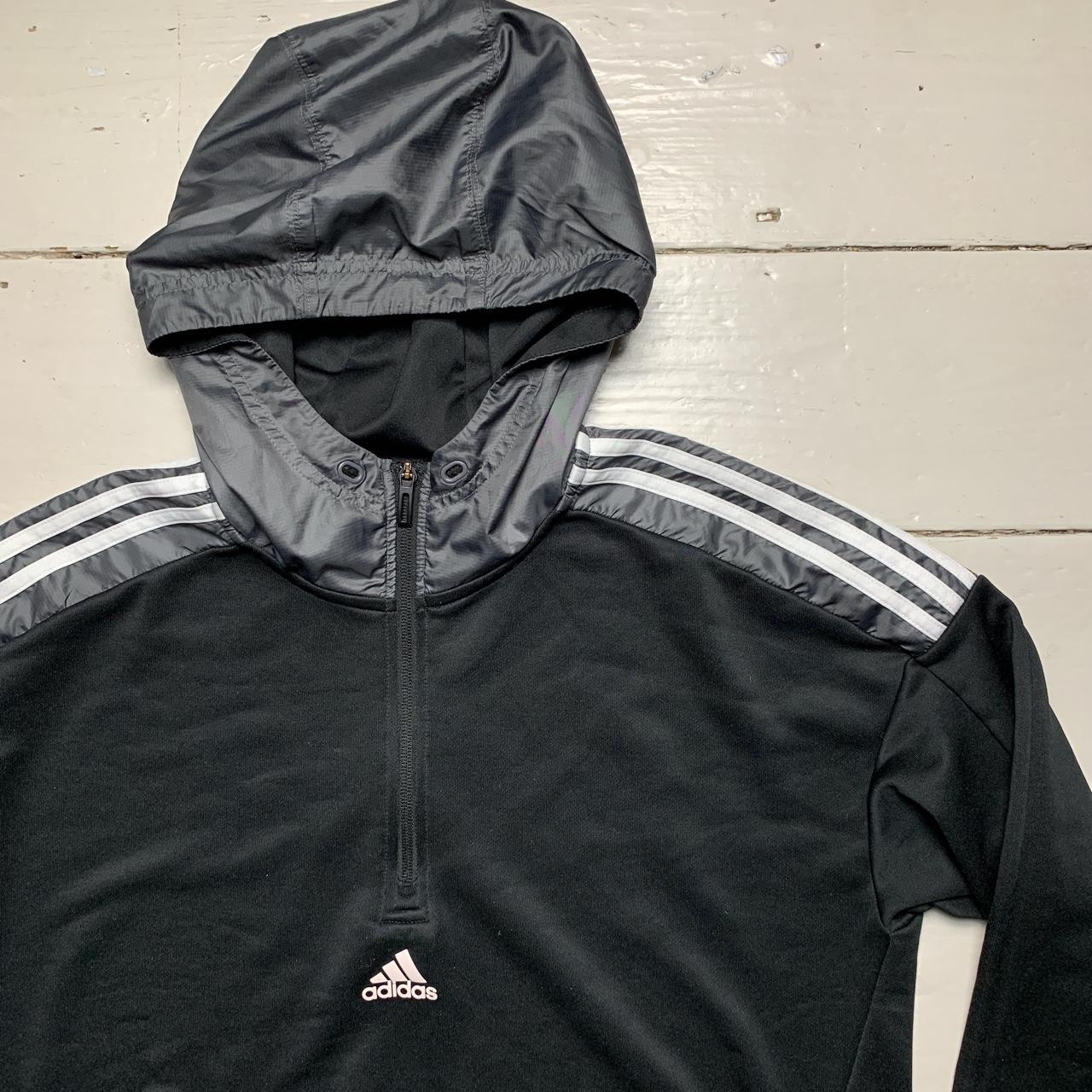 Adidas Aeroready Grey Black and White Tracksuit Hoodie