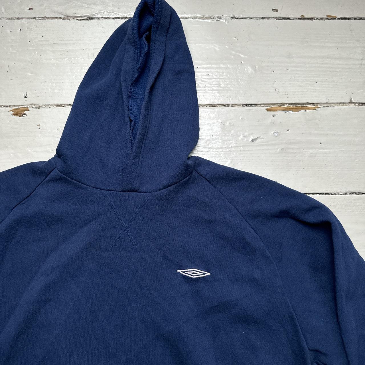 Umbro Navy and White Hoodie