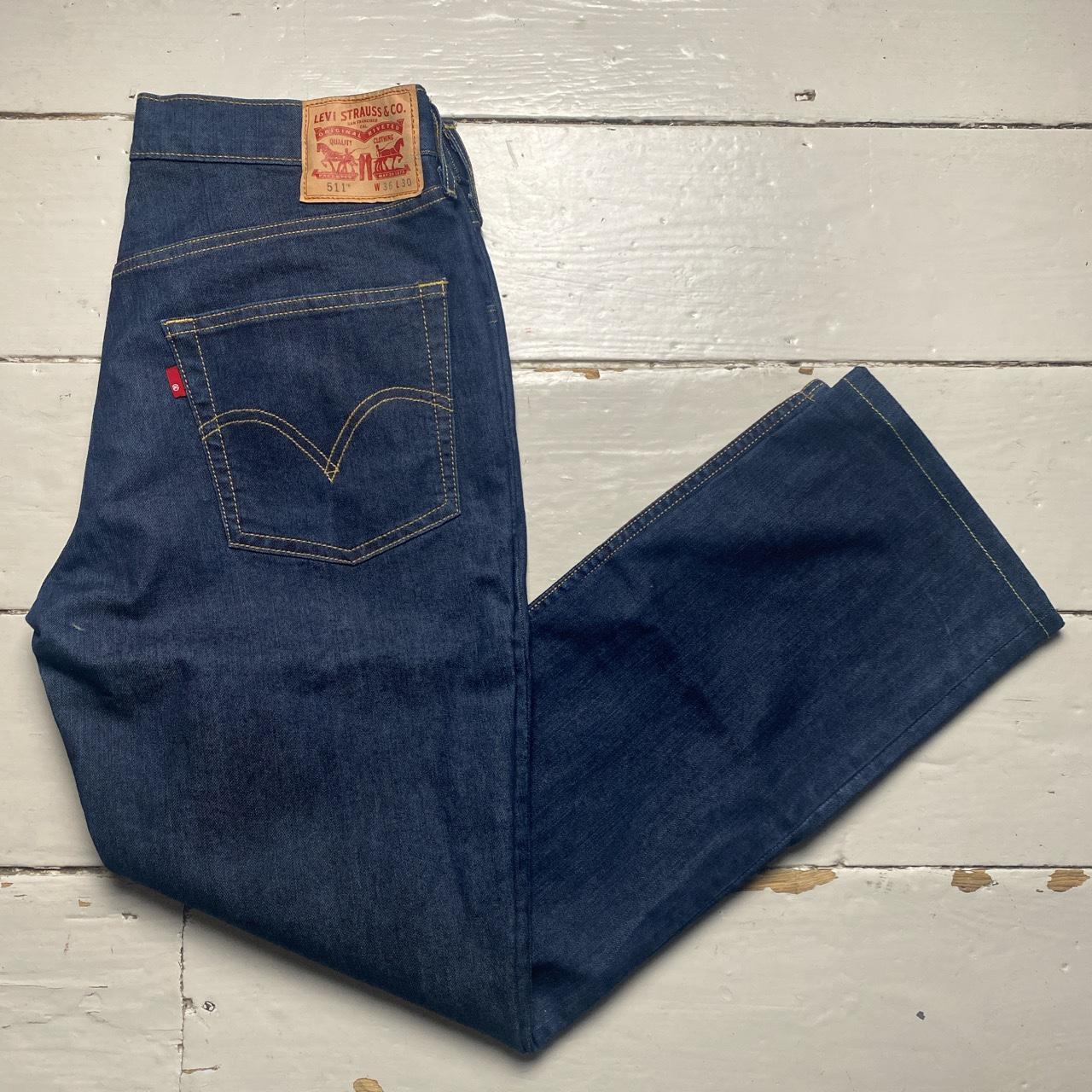 Levis 511 Navy Slim Jeans