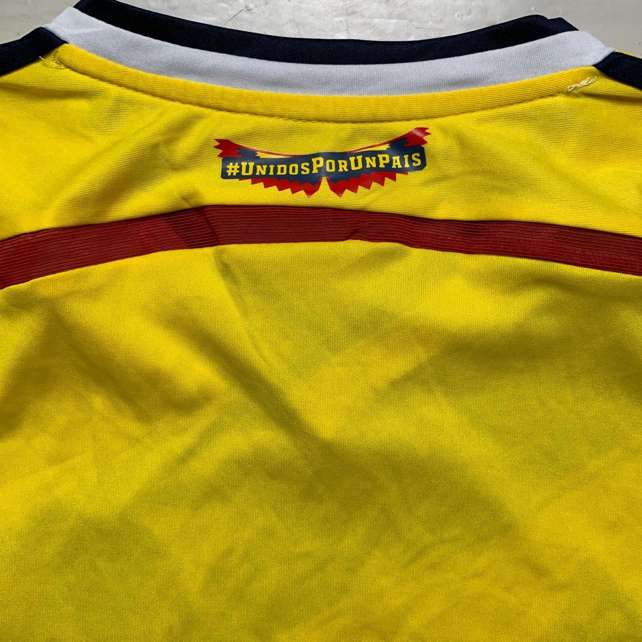 Colombia World Cup Brasil 2014 Yellow Home Football Jersey