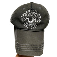 True Religion Khaki and White Baseball Cap