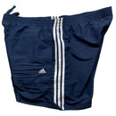 Adidas Performance Essentials Navy and White Strip Shorts (2XL)