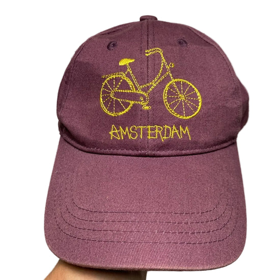 Amsterdam Burgundy and Yellow Cap