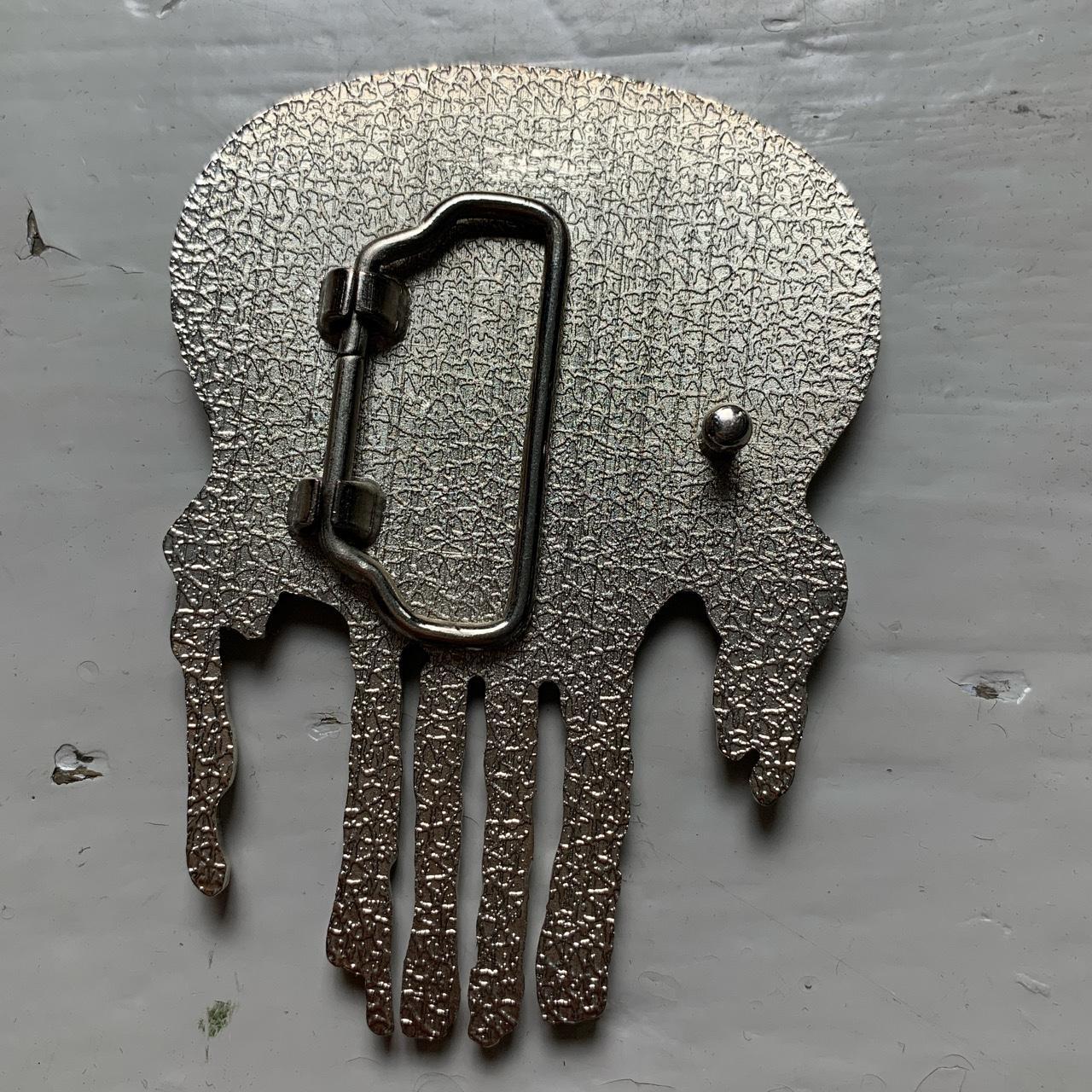 Skeleton Drip Metal y2k Belt Buckle