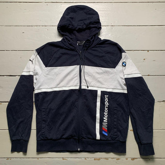 BMW Motorsport Puma Navy and White Hoodie