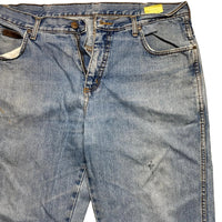 Wrangler Distressed Light Blue Jeans (36W)