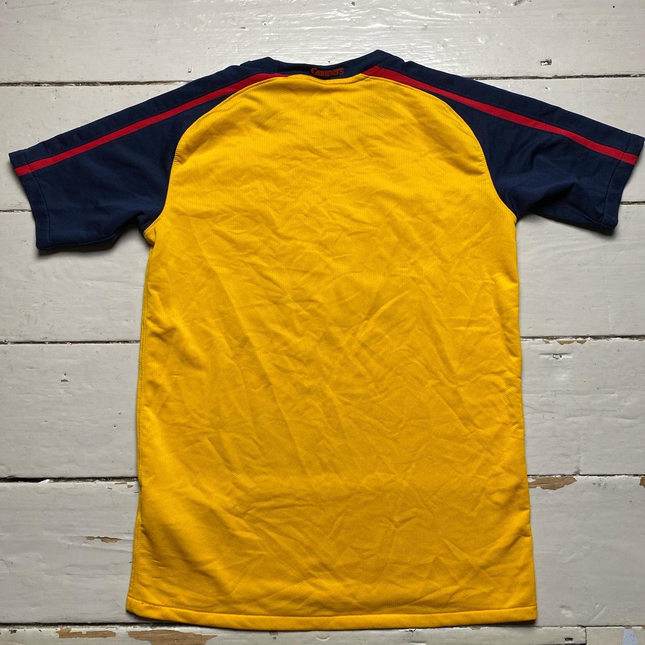 Arsenal Nike Vintage 2008 Away Yellow Navy Football Jersey