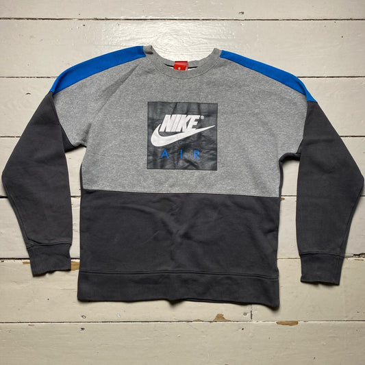 Nike Air Grey Blue and White Jumper