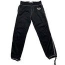 True Religion Black Big White Tri Stitch Baggy Joggers (S)