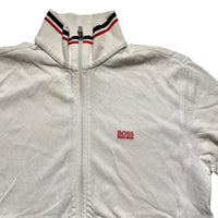 Hugo Boss White Orange and Navy Tracksuit Jacket (M)