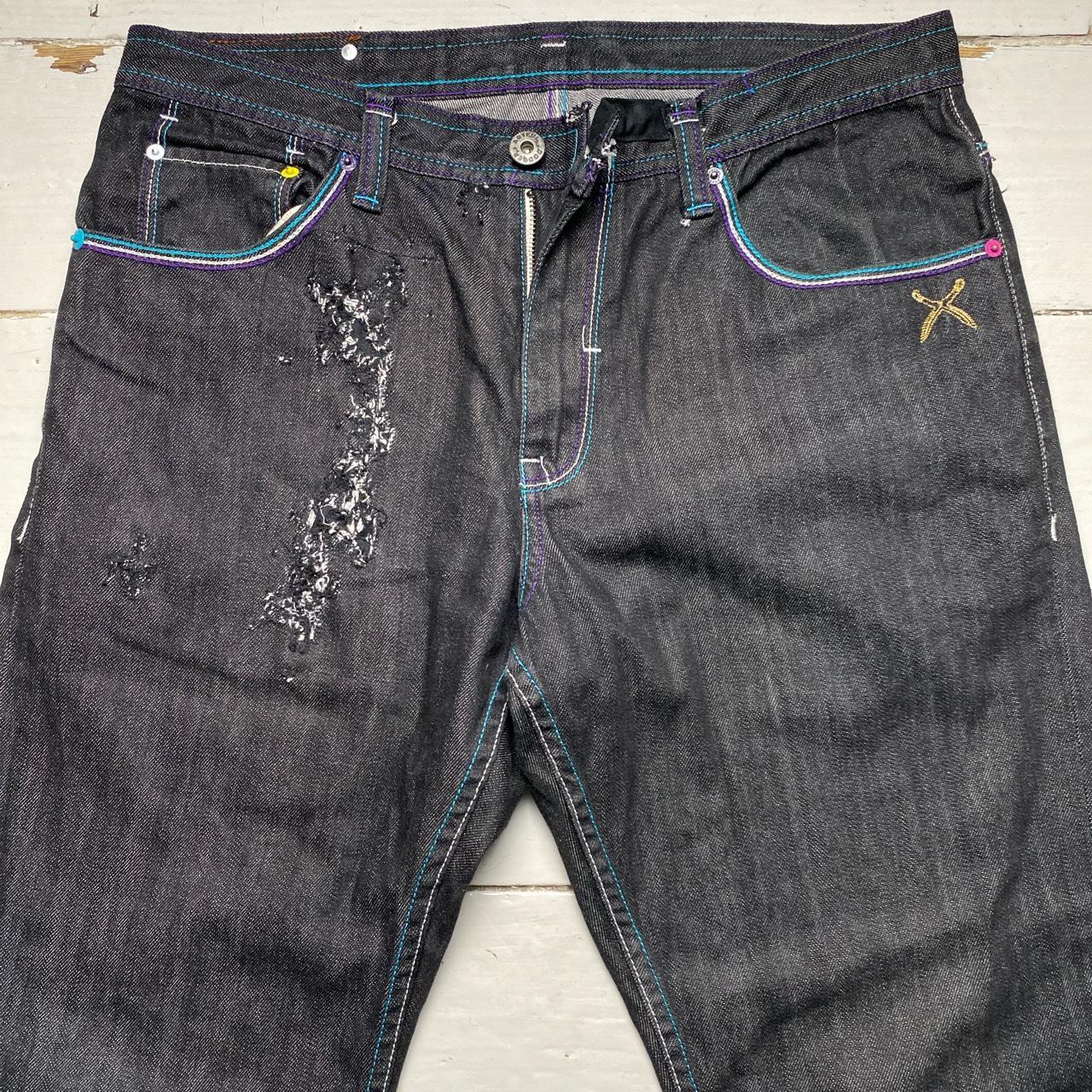 Artful Dodger Embroidery Vintage Indigo Jeans