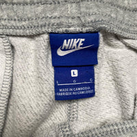 Nike Grey and White Swoosh Baggy Jogger Bottoms (L)