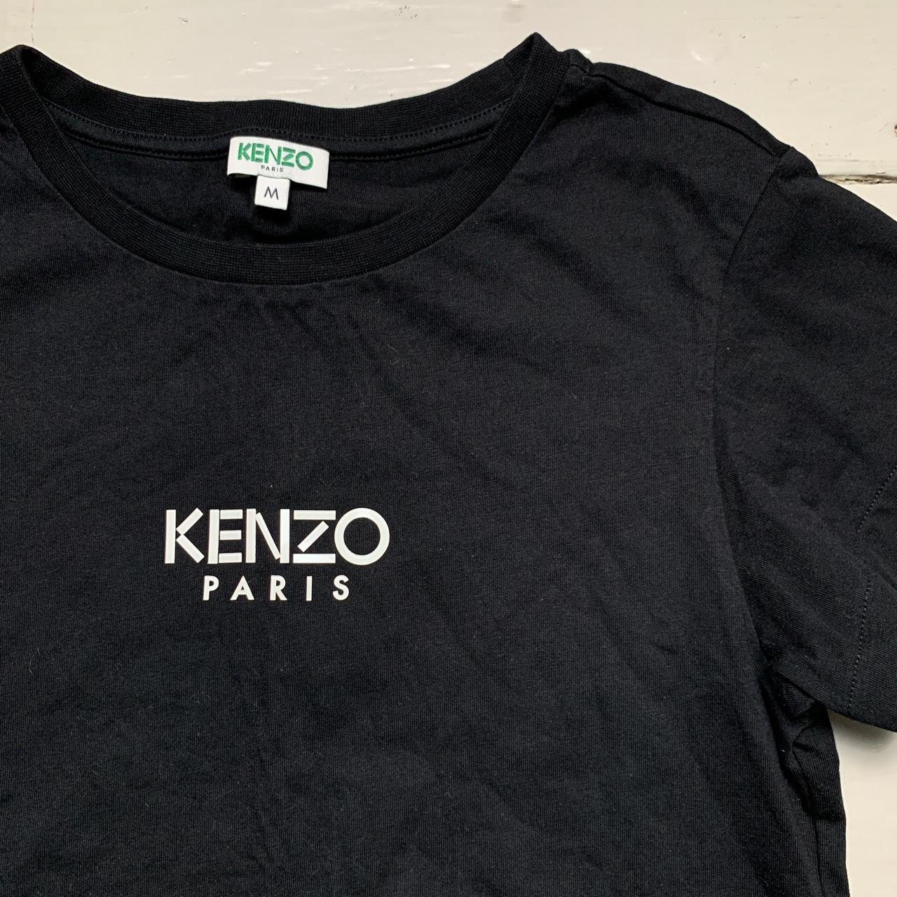 Kenzo Paris Black and White Fitted T Shirt