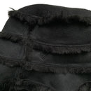 Barbour Black Suede Faux Fur Bucket Hat