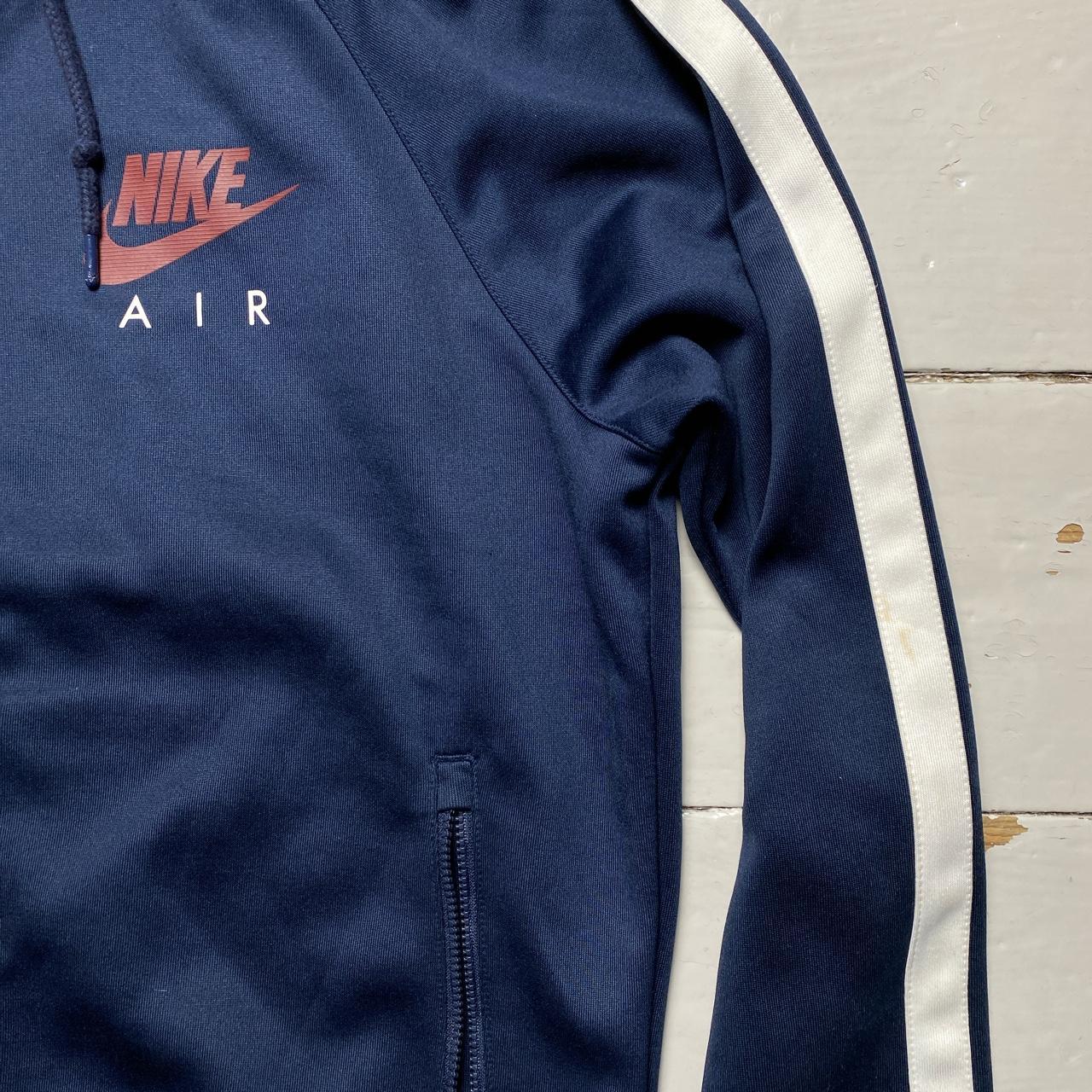 Nike Air Navy Red and White Hoodie