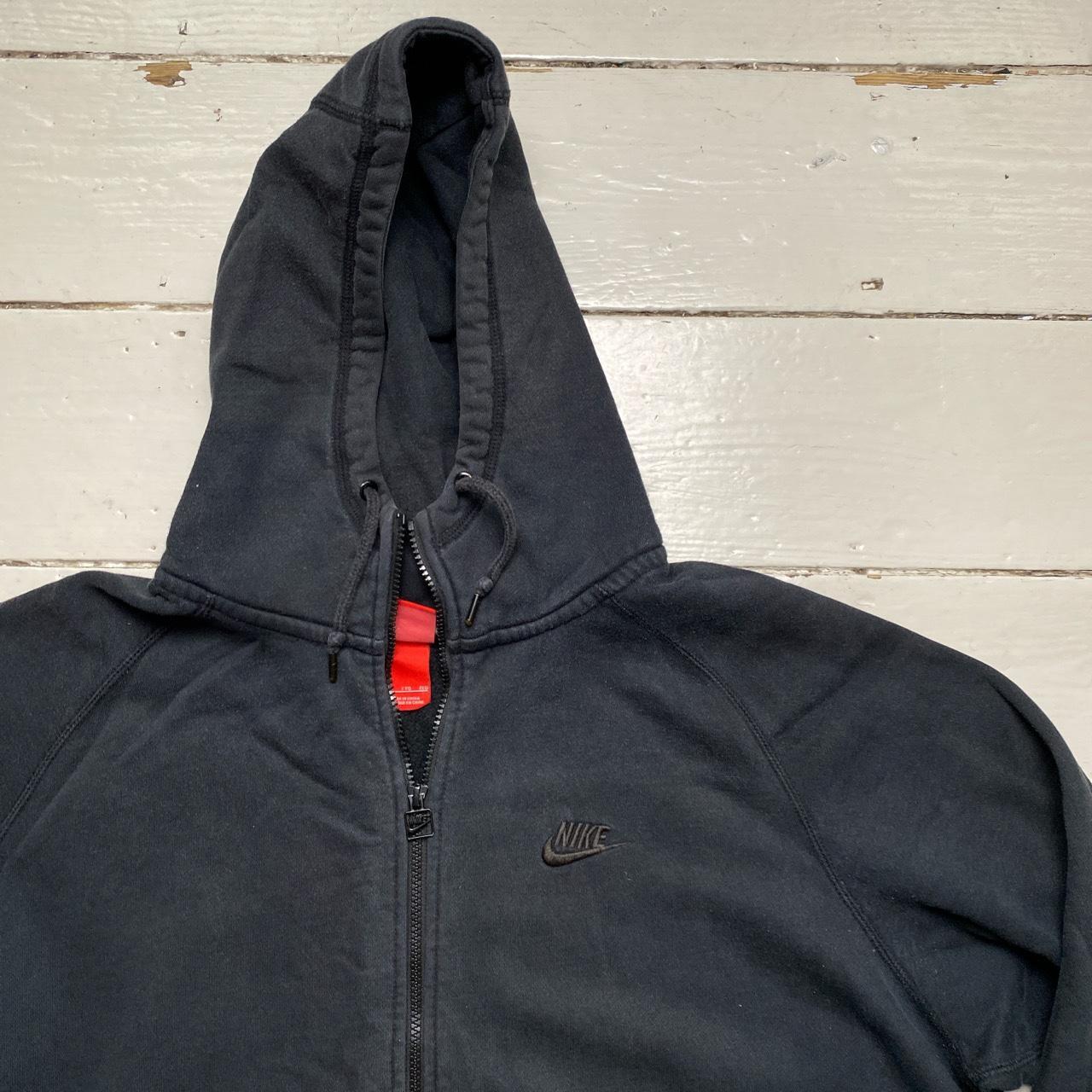 Nike Black on Black Swoosh Hoodie