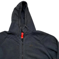 Nike Black on Black Swoosh Hoodie (2XL)