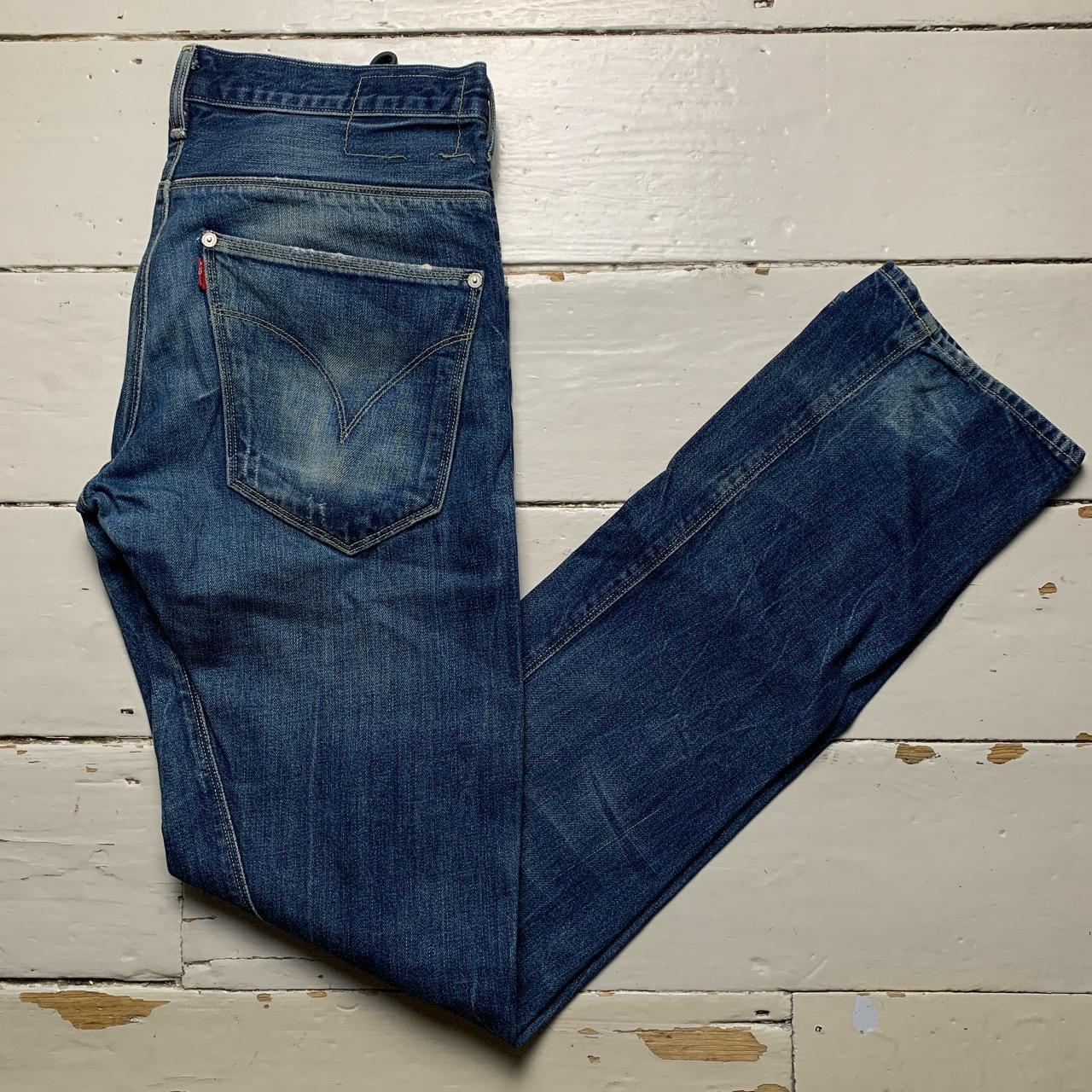 Levis Engineered Distressed Slim Combat Cargo Jeans