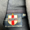 England Football Vintage Graffiti Navy and White Hoodie (M)