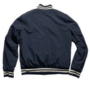 Sandro Navy and White Bomber Jacket (M)