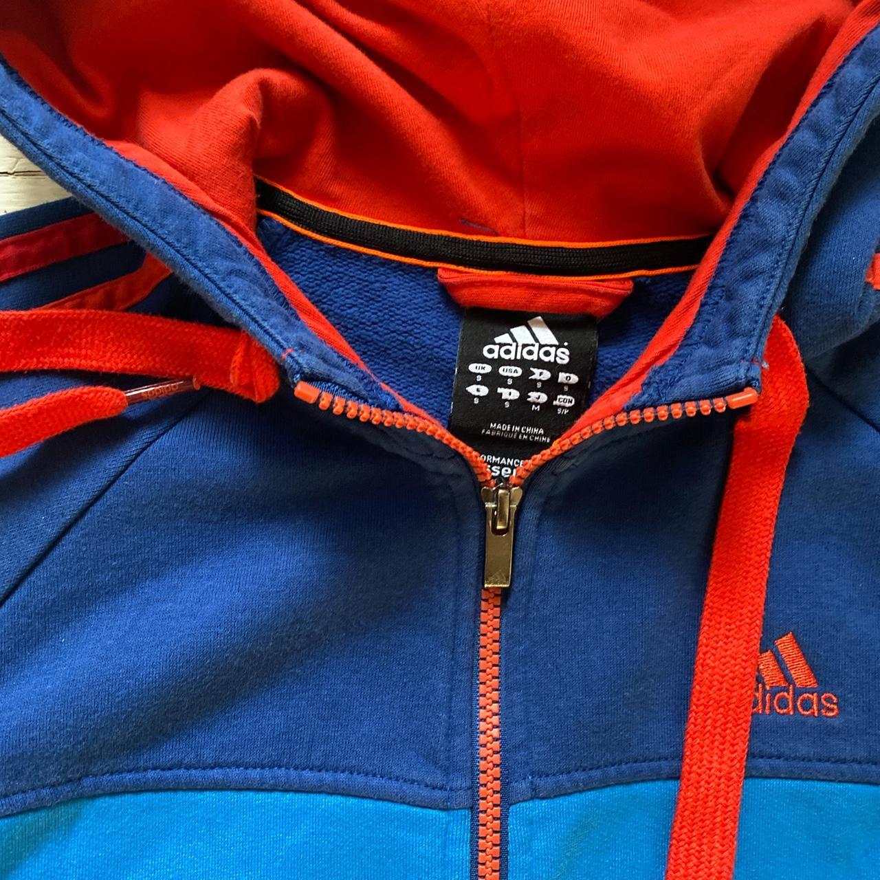 Adidas Performance Essentials Full 3 Stripe Hoodie