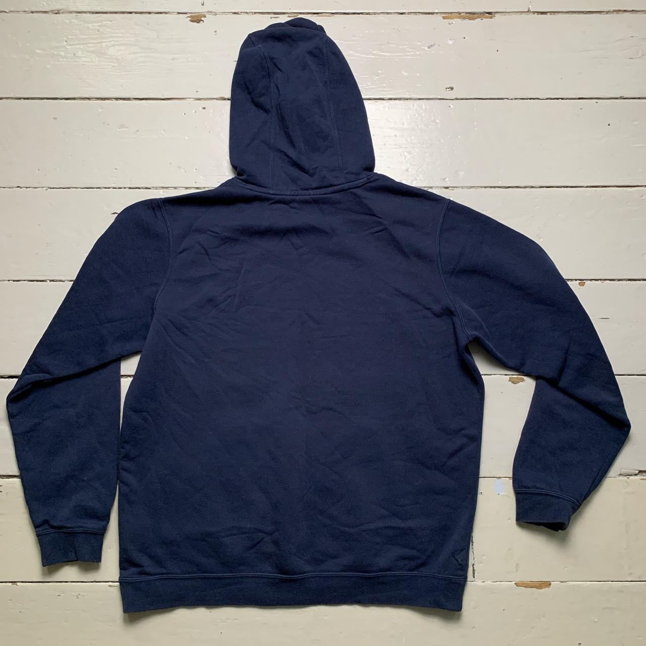 Nike Swoosh Navy and White Hoodie