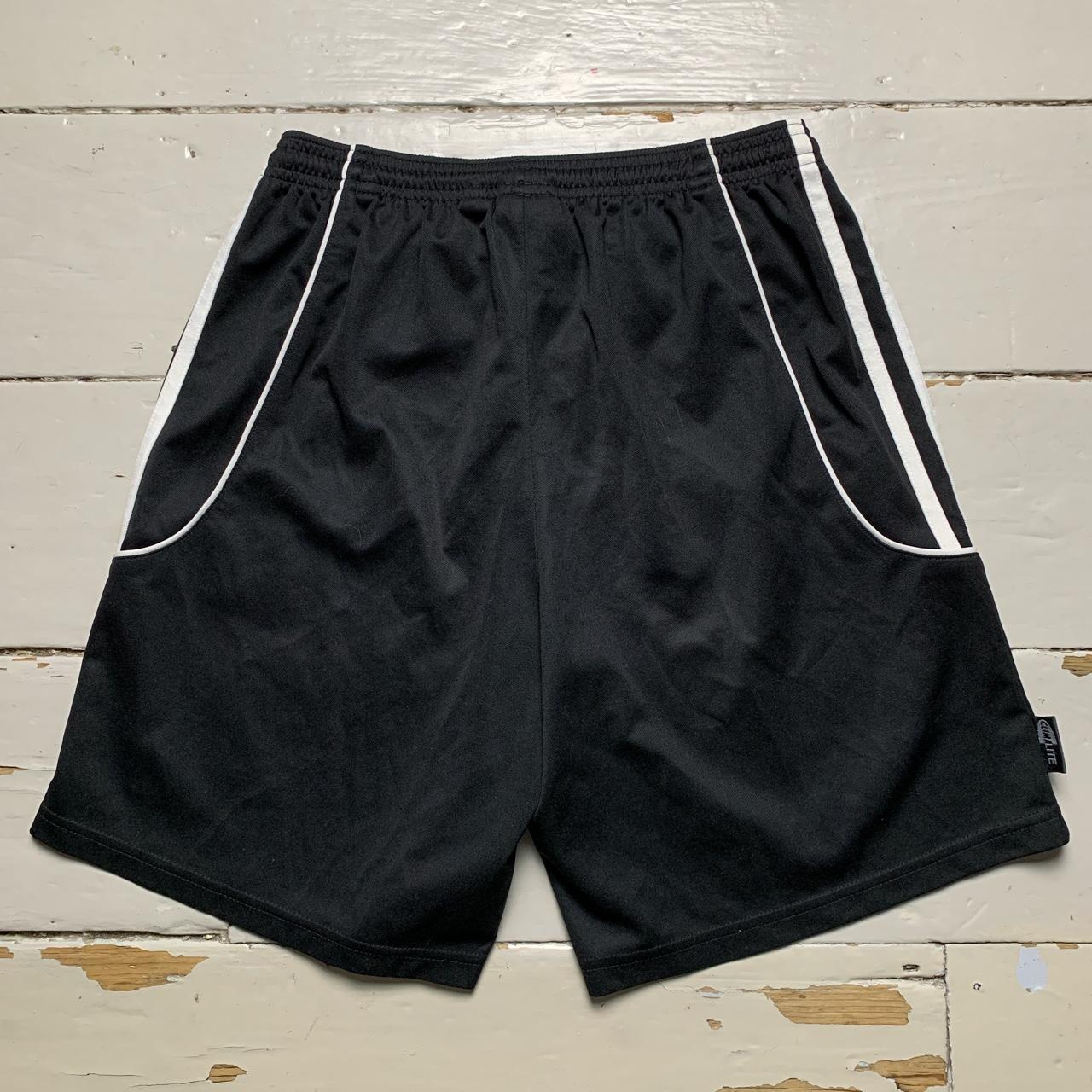 Adidas Black and White Football Shorts