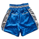 Human Made Muay Thai Blue and Silver Boxing Shorts (L)