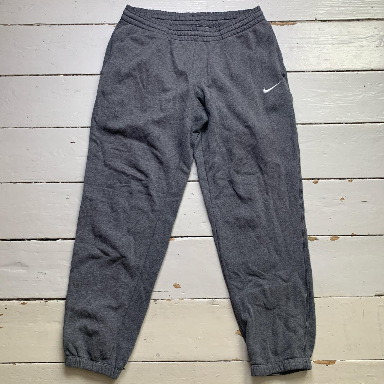 Nike Swoosh Grey and White Joggers