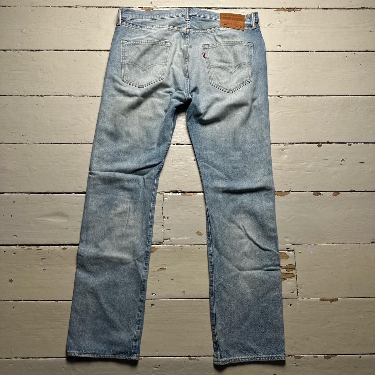 Levis Light Blue 501 Baggy Jeans