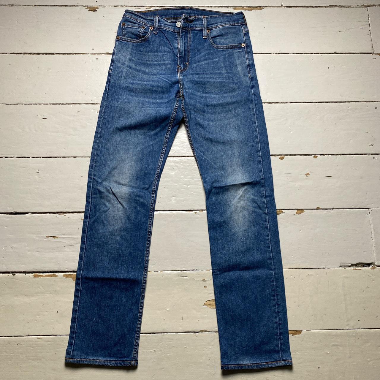 Levis 513 Navy Straight Jeans