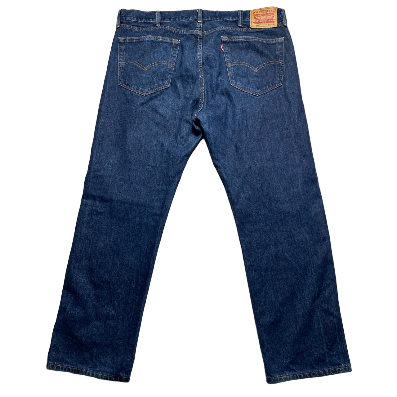 Levis Dark Navy 505 Baggy Jeans (38W)