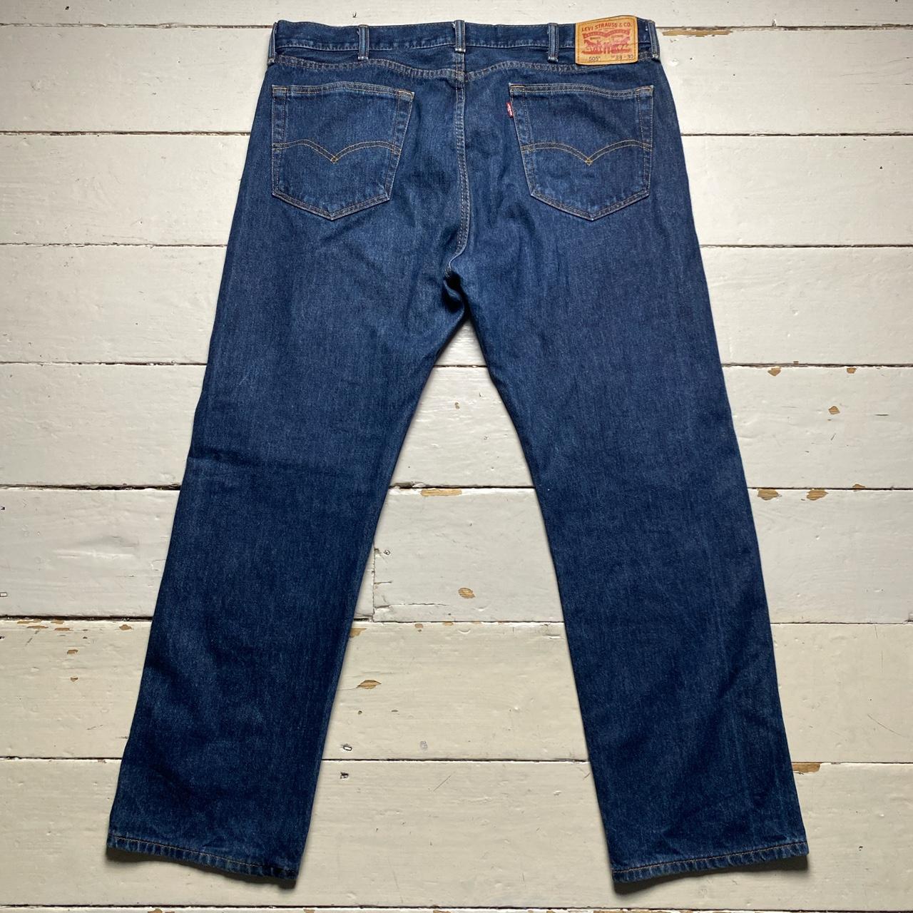 Levis Dark Navy 505 Baggy Jeans